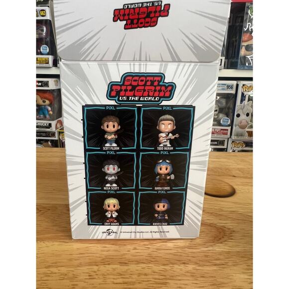 6 Scott Pilgrim vs. the World Thrilljoy Pixl Figures Envy Knives Ramonda Todd - Picture 2 of 8
